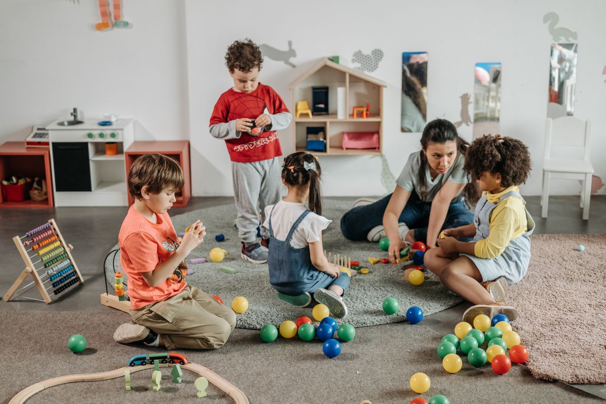 Hands-on Montessori learning materials